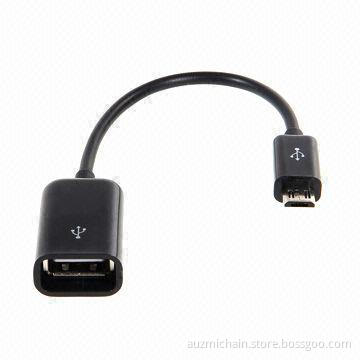 High Quality 5 Pins Micro USB OTG Cable for Samsung, HTC, Blackberry